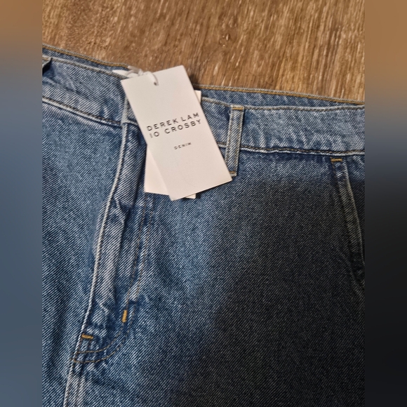 Derek Lam 10 Crosby Women's Sutton Vintage Long Denim Skirt Size 28 $295 NWT - Picture 6 of 9